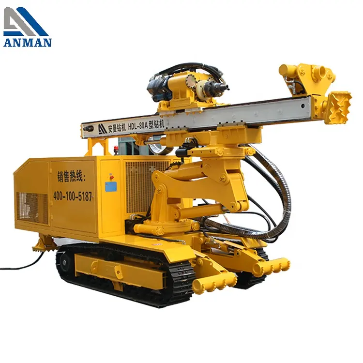 HDL-80A tunnel pipe shed Big torque drill rig