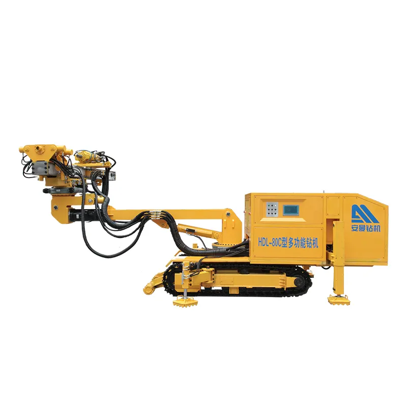 HDL-80C micropile guide hole drilling rig equipment