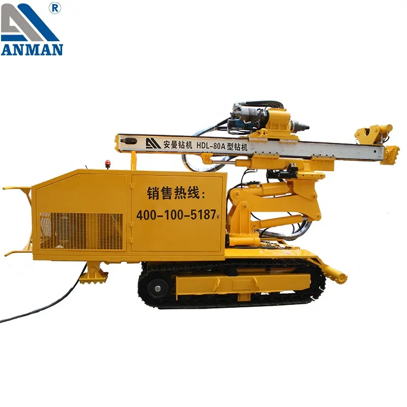 HDL-80A tunnel pipe shed Big torque drill rig